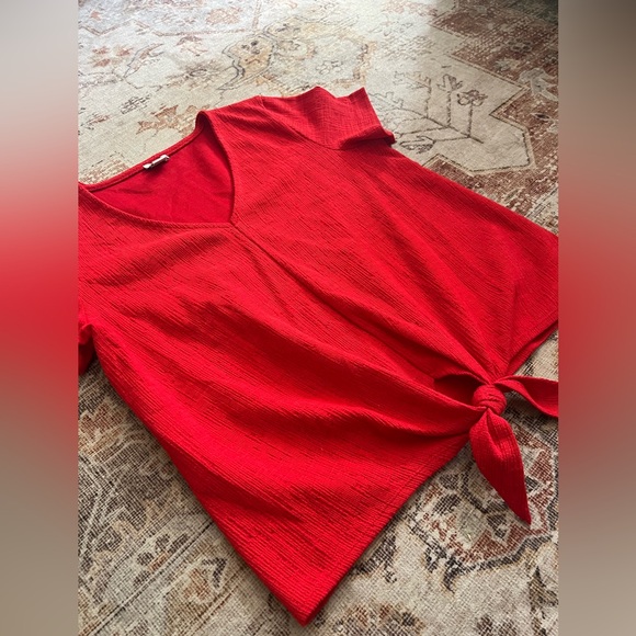 J.Crew tied front T - Picture 3 of 5